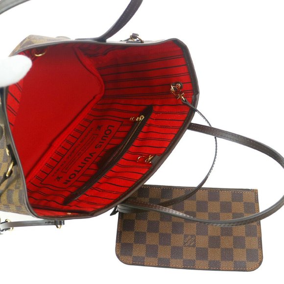 Auth NEW Louis Vuitton Neverfull PM damier with wallet - Picture 3 of 10
